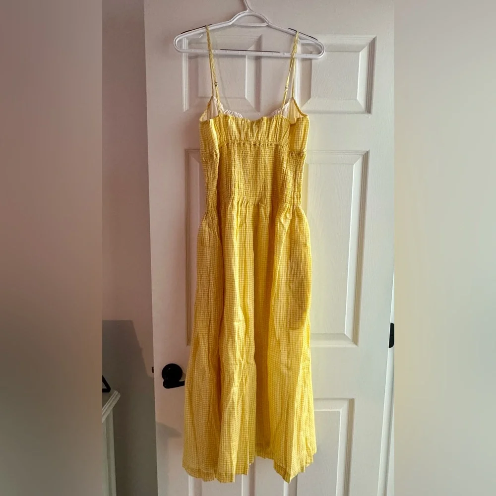 NWT Ciao Lucia Barbara Sun Gingham Cotton Dress, M - Picture 7 of 7